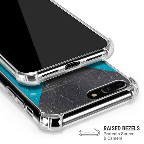 Bahamas Flag Distressed iPhone 7/8 Plus Clear Case